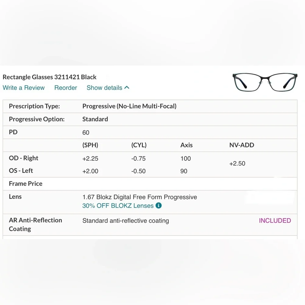 Zenni Stainless Steel Eye Glasses Frames